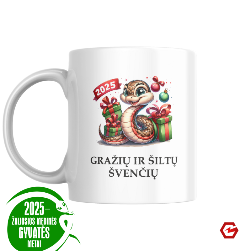 Puodelis "Gražių ir šiltų švenčių" Puodelis "Gražių ir šiltų švenčių"