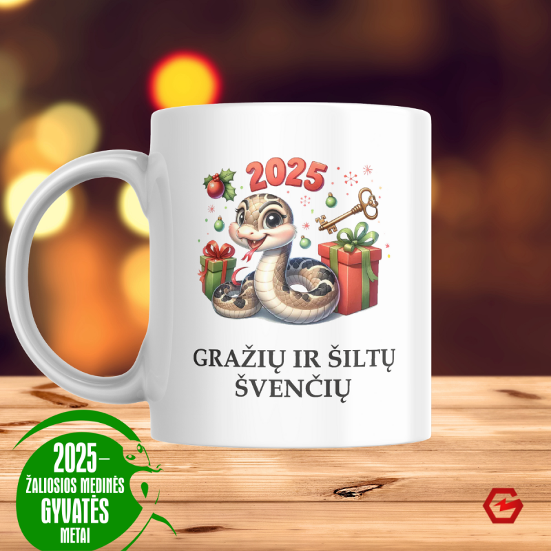 Puodelis "Gražių ir jaukių švenčių" Puodelis "Gražių ir jaukių švenčių"