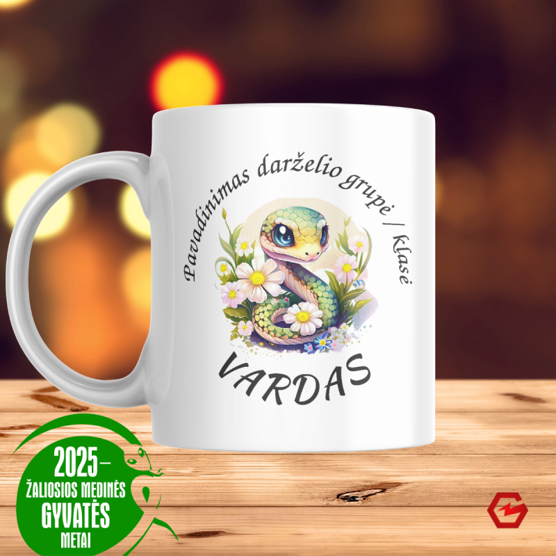 Puodelis "Gyvatėlė" Puodelis "Gyvatėlė"