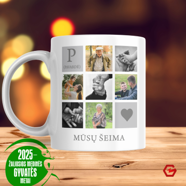 Puodelis su nuotraukomis