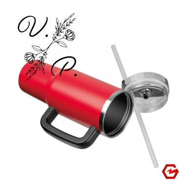 Kelioninis puodelis su Jūsų inicialais