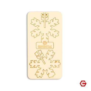 Kalėdinis atvirukas "Snaigė"