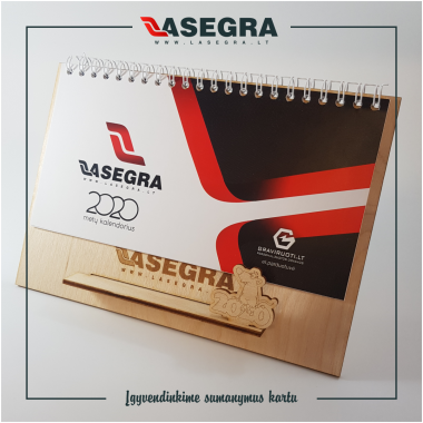 Stalo kalendorius  su verčiamais lapeliais 2025 metams