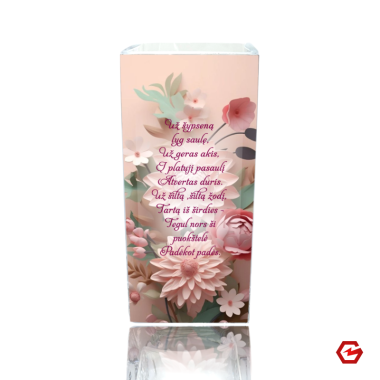 Vaza mokytojai "Rožiniai žiedai"