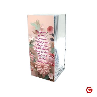 Vaza mokytojai "Rožiniai žiedai"