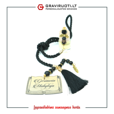 Automobilinis kvapas - pakabukas "GERIAUSIAI MOKYTOJAI"