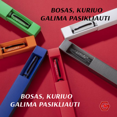 Tušinukas dovanų dėžutėje „Bosas, kuriuo galima pasikliauti“
