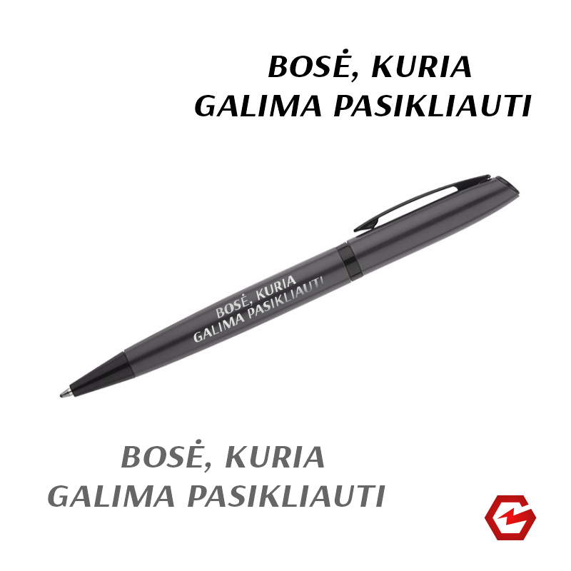 Tušinukas dovanų dėžutėje „Bosė, kuria galima pasikliauti“
