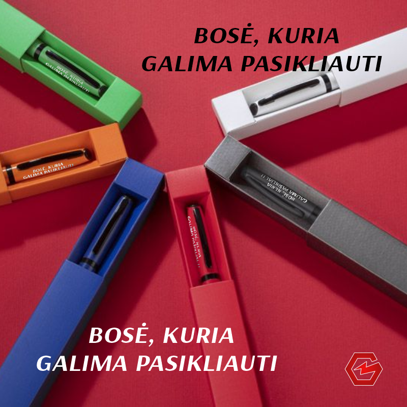 Tušinukas dovanų dėžutėje „Bosė, kuria galima pasikliauti“