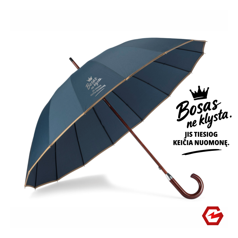 Skėtis „Bosas neklysta“