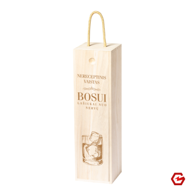 Dėžė buteliui "Nereceptinis vaistas"