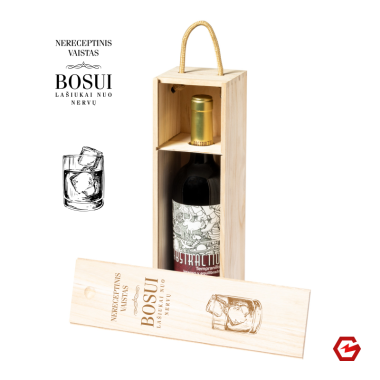 Dėžė buteliui "Nereceptinis vaistas"