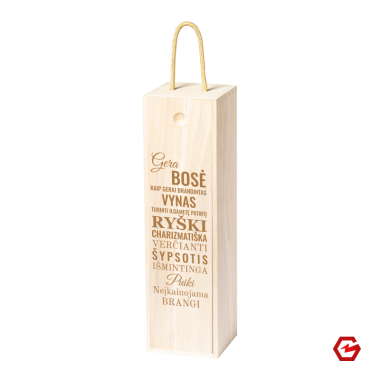 Dėžė buteliui "Bosei"