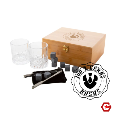 Prabangus viskio taurių rinkinys "Bosui"