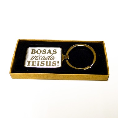 Raktų pakabukas "Bosas visada teisus"