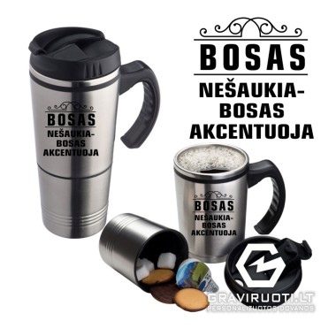 Termosinis puodelis "2in1" Bosui