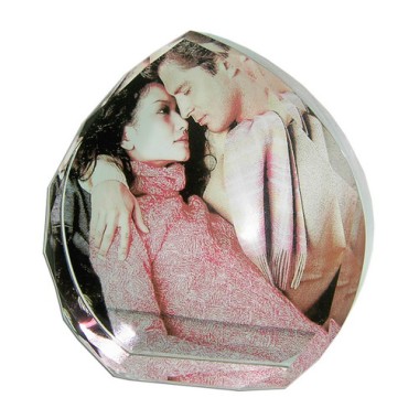 Foto kristalas 8,5x9 cm su Jūsų nuotrauka