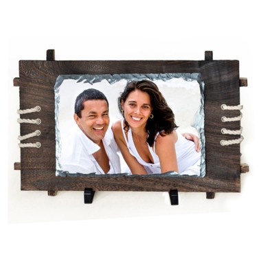 Fotoakmuo su mediniu pagrindu 25x30 cm. Su Jūsų pasirinkta nuotrauka