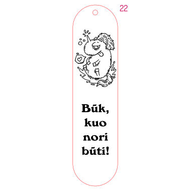 Knygų skirtukas Nr. 22