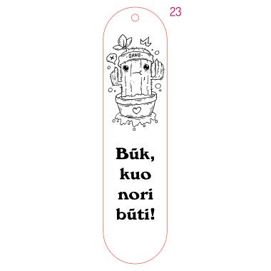 Knygų skirtukas Nr. 23