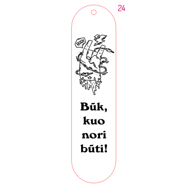 Knygų skirtukas Nr. 24