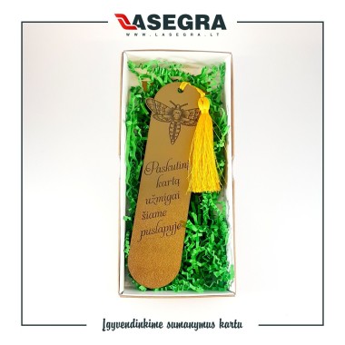 Knygų skirtukas "Drugys"