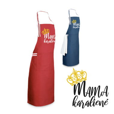 Prijuostė "Mama karalienė"