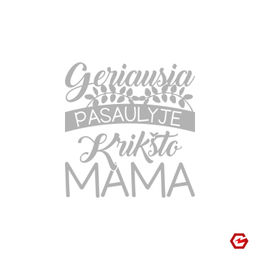 Termosinis puodelis "Geriausia krikšto mama"