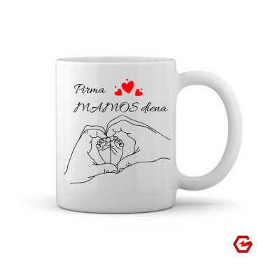 Puodelis "Pirma mamos diena"