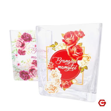  Stiklinė vaza "Mamai"