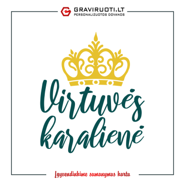 Prijuostė "Virtuvės karalienė"