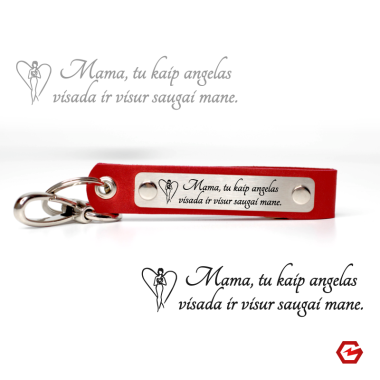 Raktų pakabukas "Mama, tu kaip angelas"