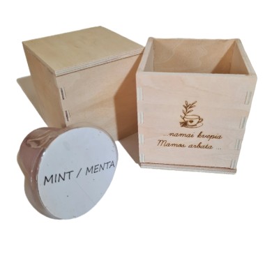 Mėtų vazonėlis mamai