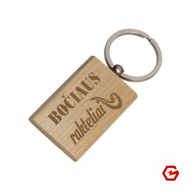 Medinis raktų pakabukas "Bočiaus rakteliai"