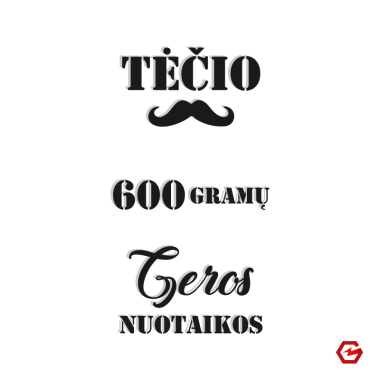 Gertuvė "Tėčio 600 gramų geros nuotaikos"