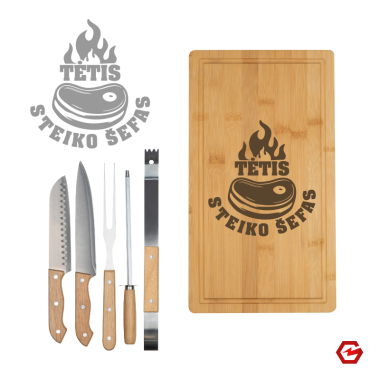 Kepsnių įrankiai "TĖTIS STEIKO ŠEFAS"