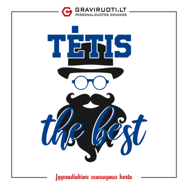 Marškinėliai "Tėtis the best"