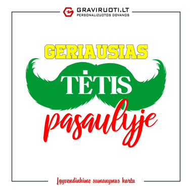 Marškinėliai "Geriausias tėtis pasaulyje"