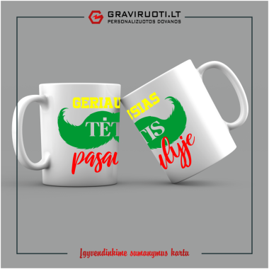 Keraminis puodelis "Geriausias tėtis pasaulyje"