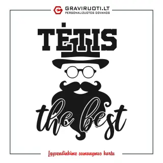 Žiebtuvėlis "Tėtis the best"