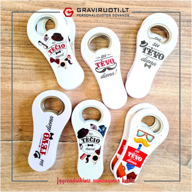 Atidarytuvas - magnetas  „Su Tėčio diena“ IV