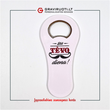 Atidarytuvas - magnetas „Su Tėčio diena“ II