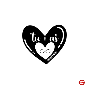 Termosinis puodelis "Aš ir tu amžinai"