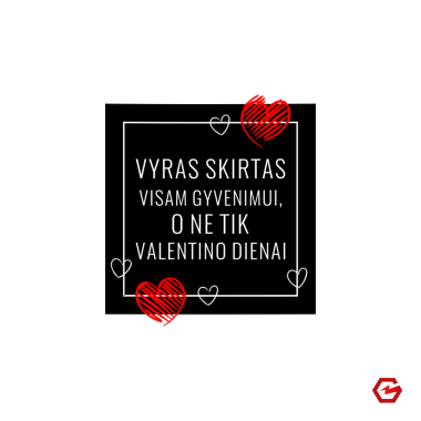 Keramikinis puodelis "Vyras skirtas visam gyvenimui"