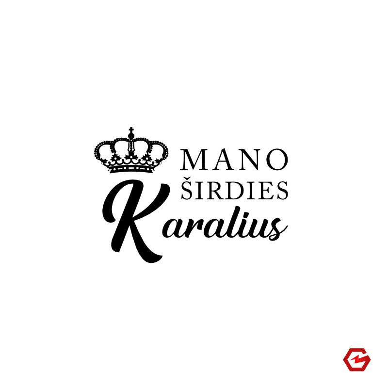 Kelioninis puodelis "Mano širdies karalius"