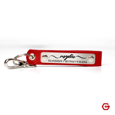 Raktų pakabukas "Myliu - šiandien, rytoj ir visada"
