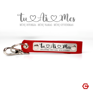 Raktų pakabukas "Tu, aš  - mes"