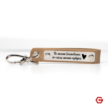 Raktų pakabukas "Tu mano šiandiena ir visas mano rytojus"