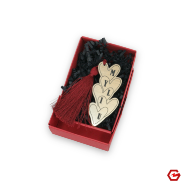 Knygų skirtukas "Myliu"