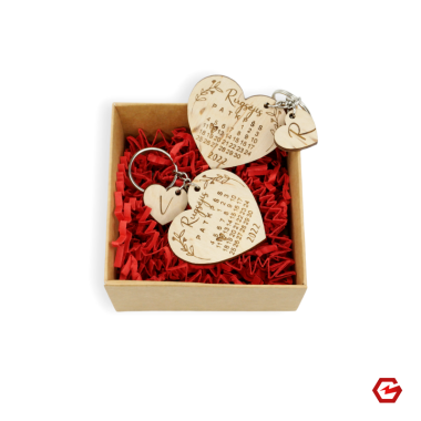 Raktų pakabukas "Meilės kalendorius"